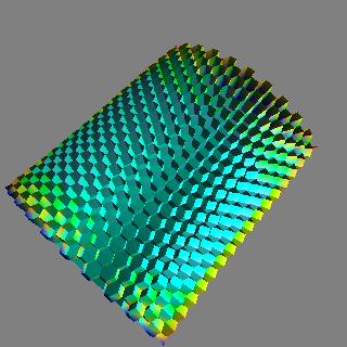 non-linear comb mesh