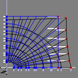 inclusion mesh with load